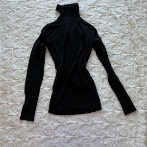Elegant Black Turtleneck Sweater